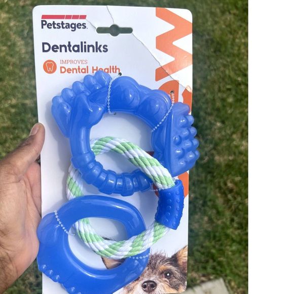 Petstages Orka Dentalinks Puppy Chew Toy for Small Breeds & Puppy: NWT - Picture 8 of 9